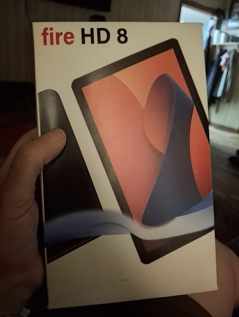 Parts Only Fire HD 8 Tablet with Cracked, Distorted Display For PARTS ONLY